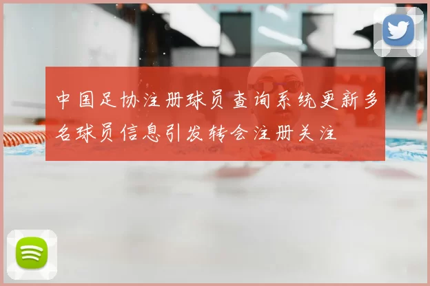 中国足协注册球员查询系统更新多名球员信息引发转会注册关注